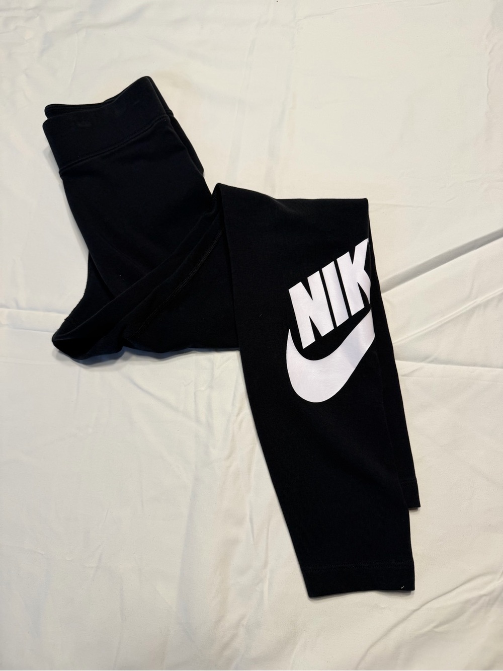 Nike Black Leggings with Nike Side Detail XS